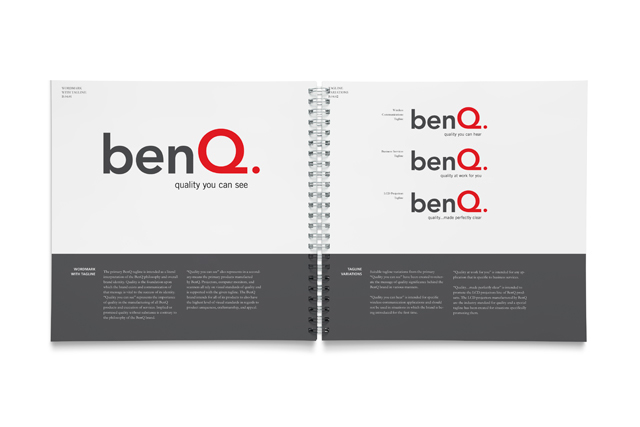 Benq identity guidelines brand Style Guide