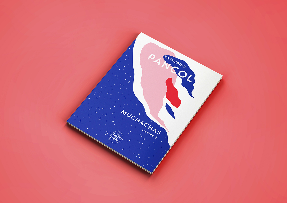 livre de poche katherine pancol book cover Design Graphic publishing   colors Asbract Nantes