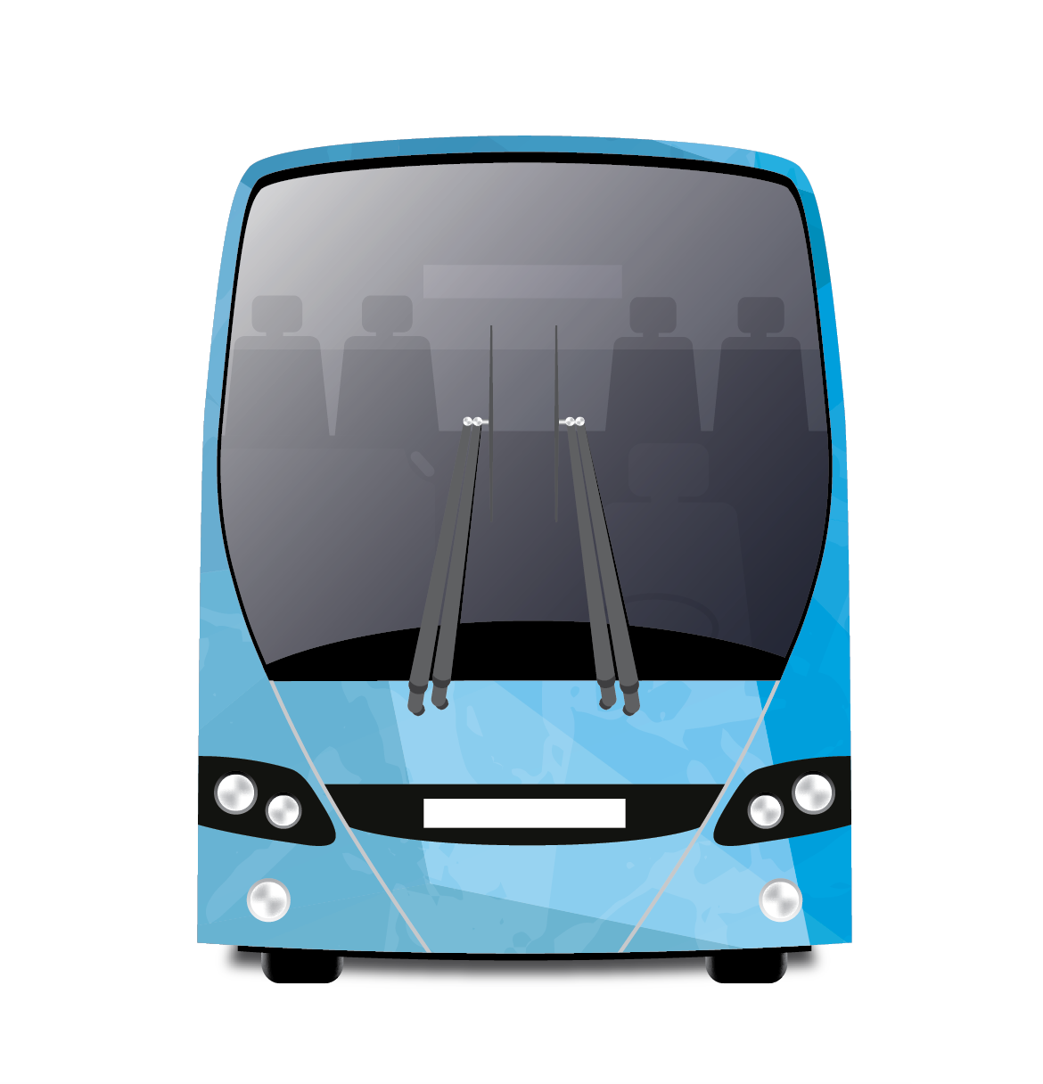 digital bus illustrations Technology