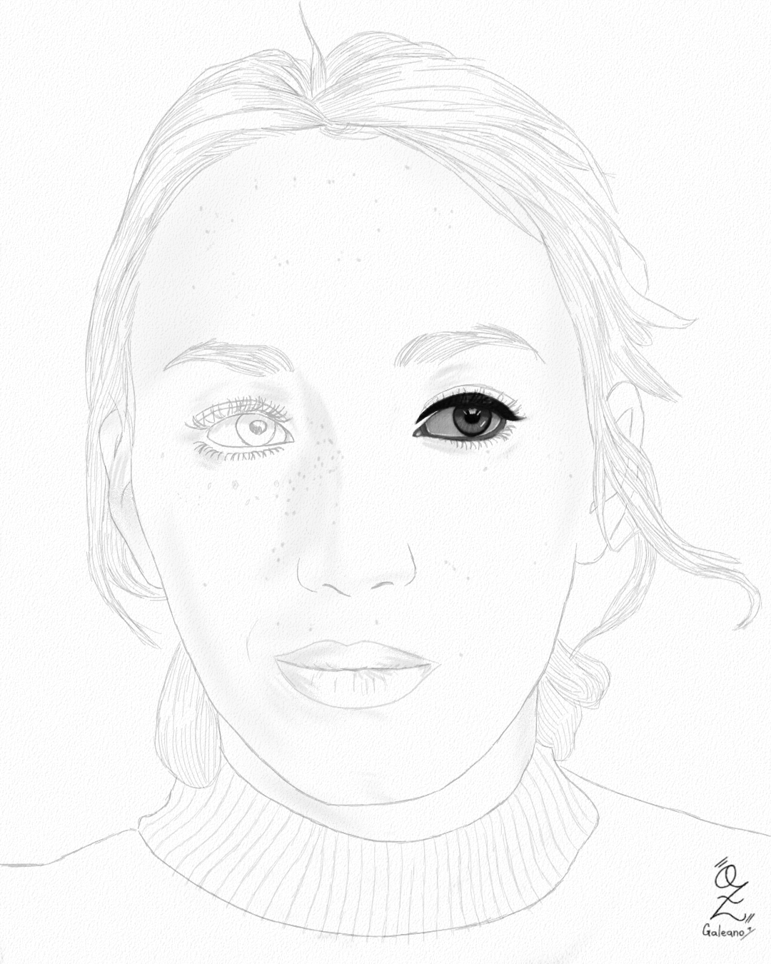 art arte artwork dibujo Drawing  model modelo portrait retrato sketch