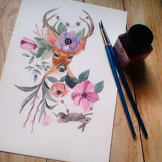 painting   watercolor ILLUSTRATION 
