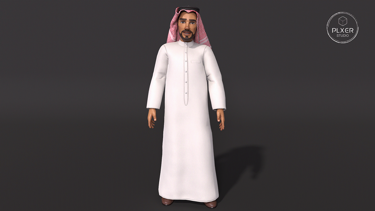 Arab Arabi arabic cartoon dubai emarati Saudi Saudi Arabia stylized كوفي  