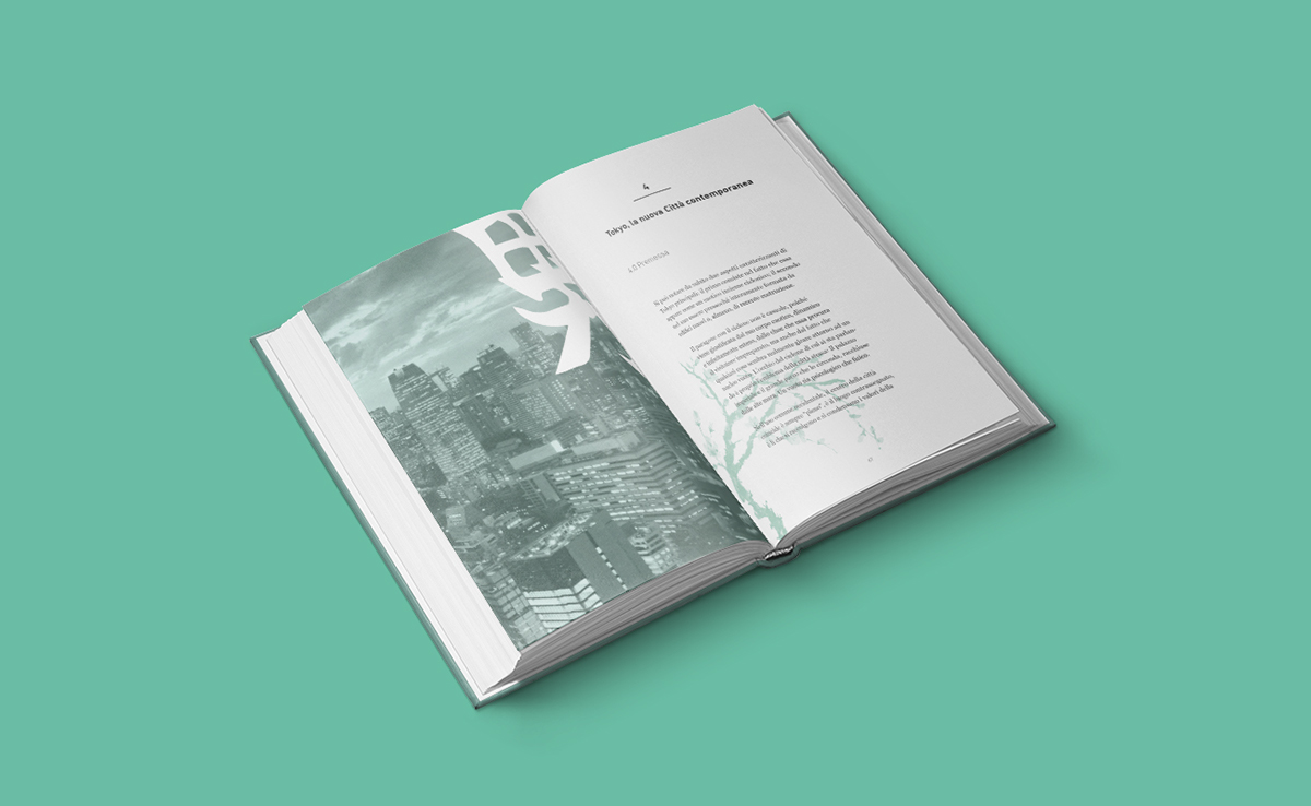 book +architecture Layout Design japan tokyo lime green Flowers Lotus binding hardcover research editoria impaginazione thesis bachelor