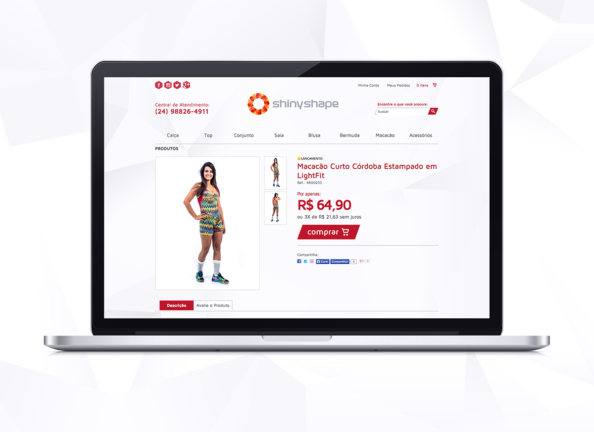 Shiny Shape e-commerce roupas femininas