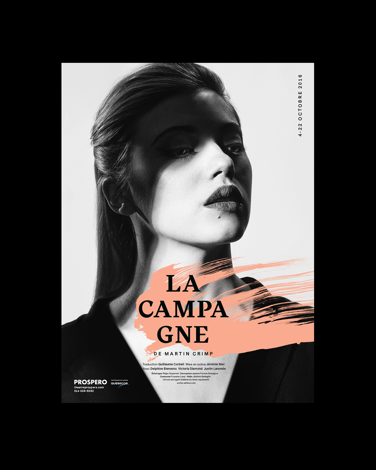 campaign culture affiche poster programme brochure design Theatre minimal