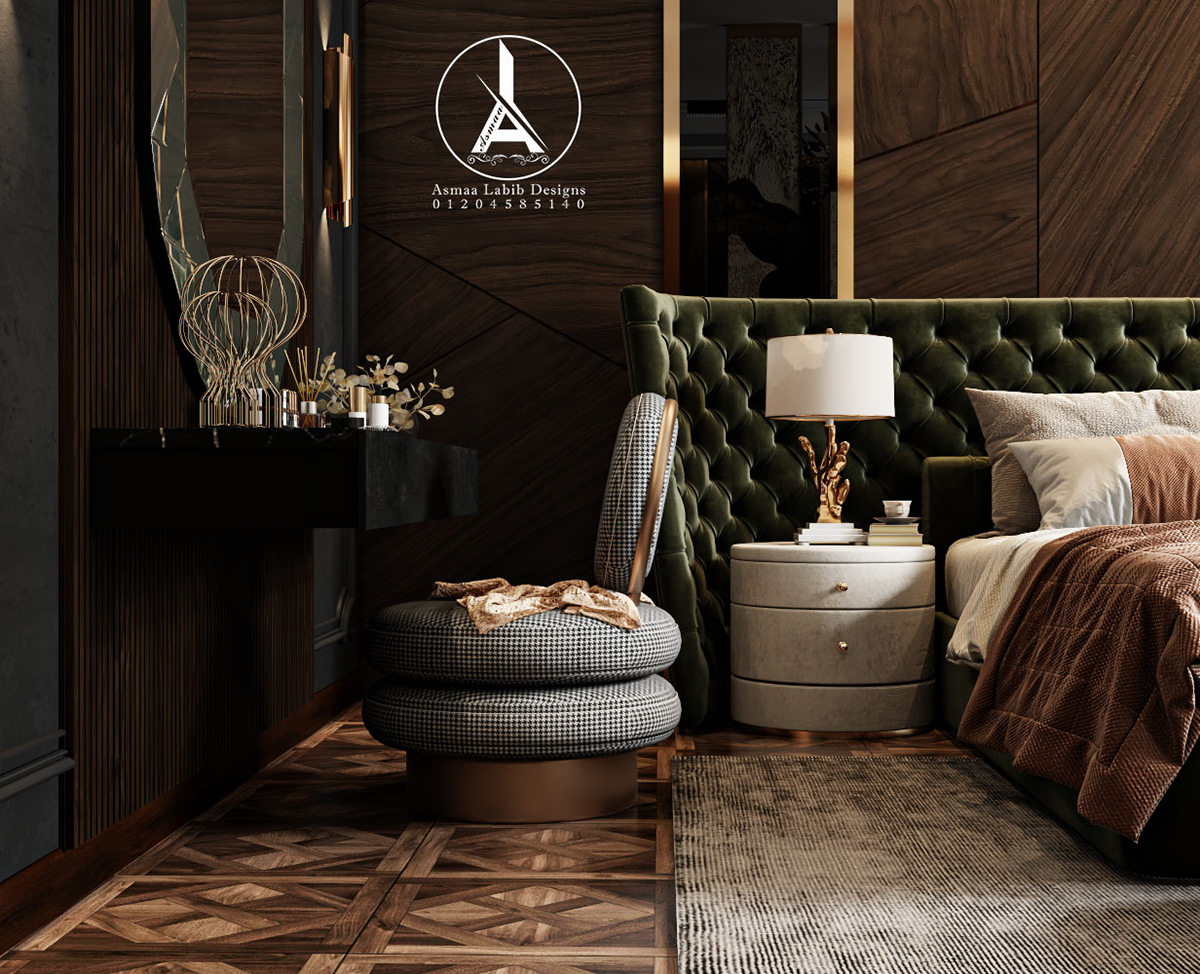 3ds max architecture archviz interior design  luxury master bedroom modern Render visualization vray