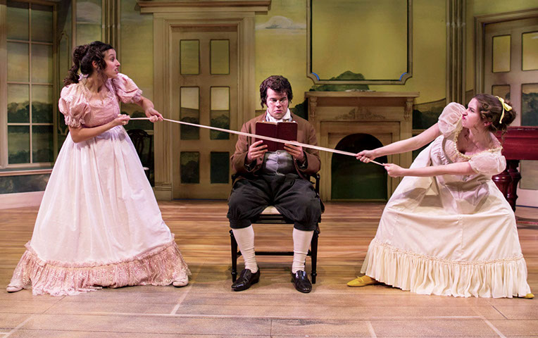 Pride and Prejudice the Indiana University Theatre Package. single man in Good Fortune