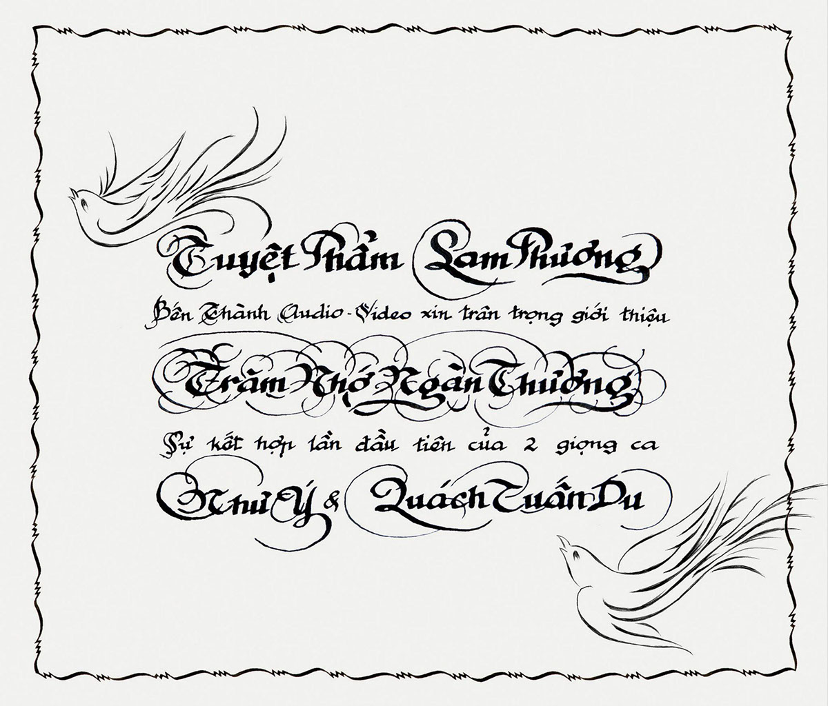 cd Classic handwriting Album Calligraphy   typography   Fashion 