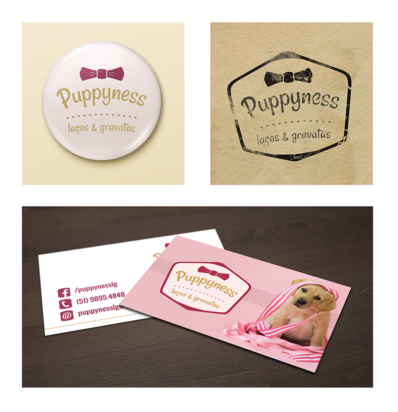 puppyness puppy business card button logo Logo Design identity brand Logotipo Logotype