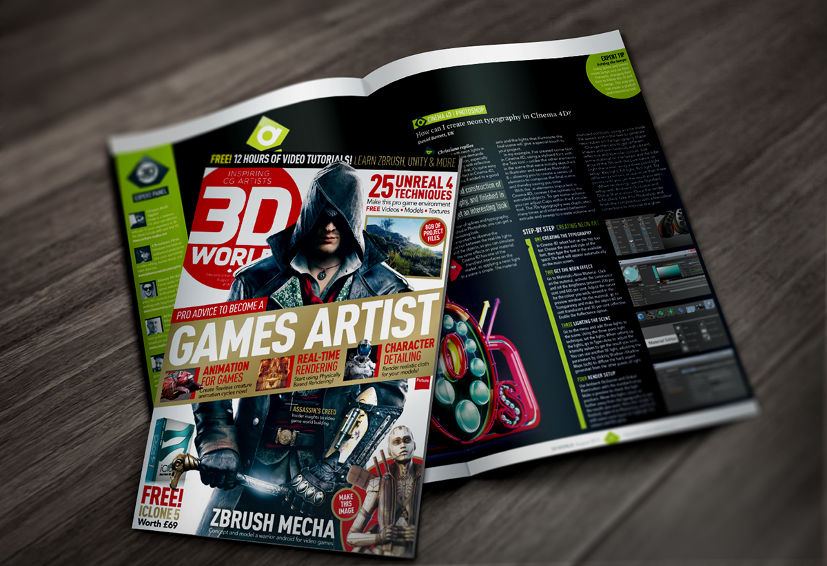 3D World Magazine magazine cinema 4d tutorial c4d q&a