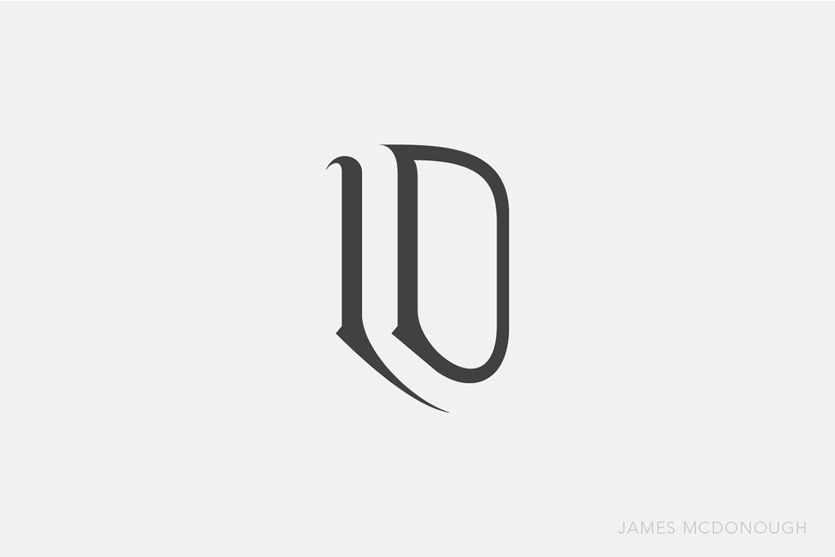 logo lettering type jamesmcdonough identity design