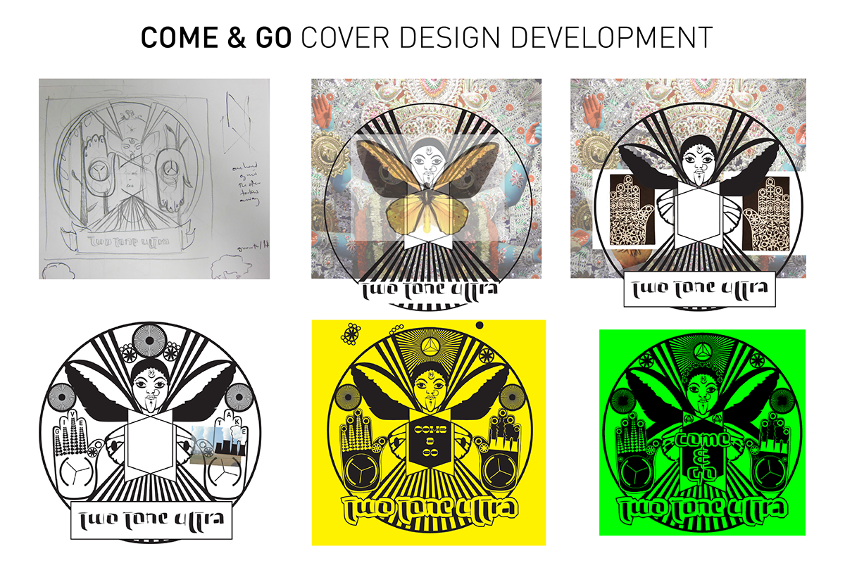 Identity Design Logo Design logo band musician electronic Album cd Cover Art stencil Street club wellington two tone ultra TTU