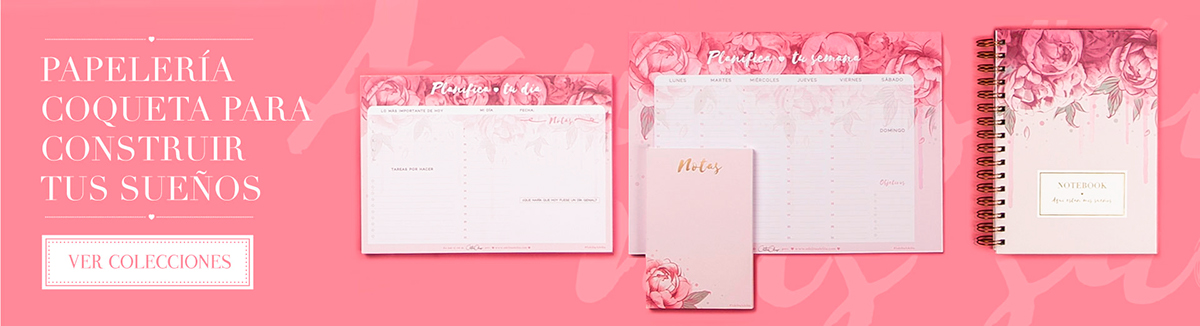 cristina alonso Stationery adelita adelita planners notepad notebook chic trendy Style luxury feminine pink Graphic Design+ Collection art