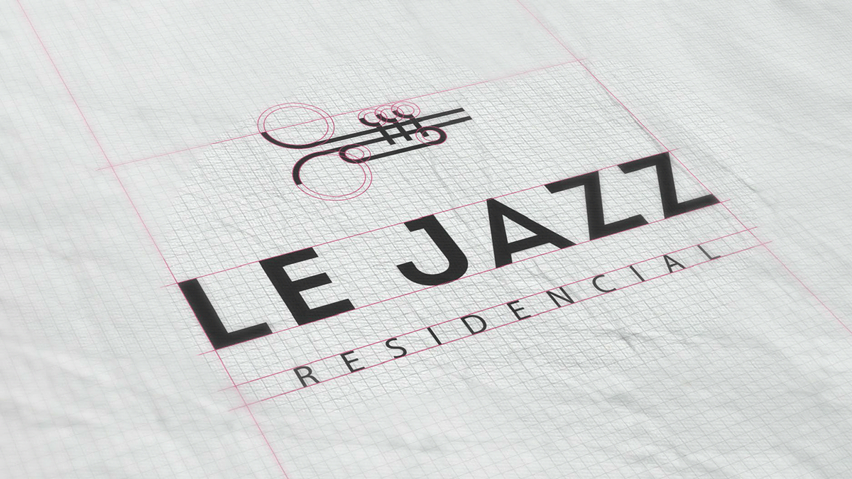 brand jazz minimalist black Gustavo Amaral design Real State Experience graphic desin Icon studiobah bah Adobe Portfolio