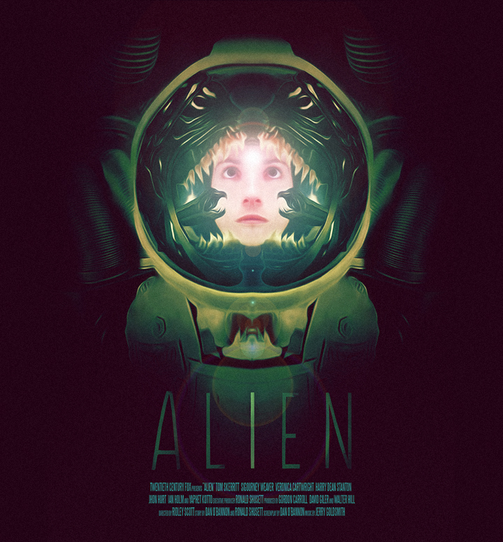 alien tribute movie geek anniversary hommage Space  symmetry