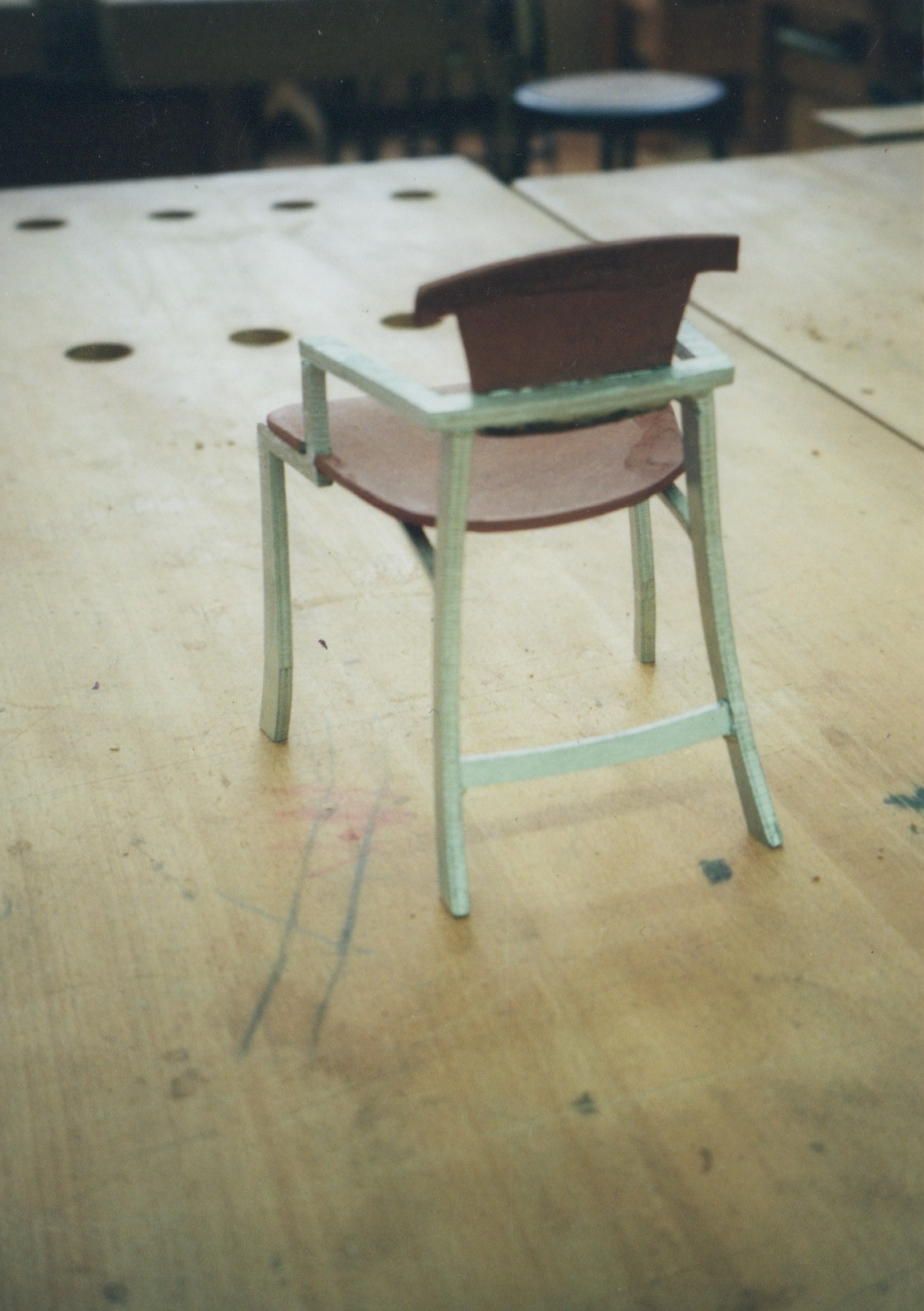 aluminum Bent plywood wood veneer chair task