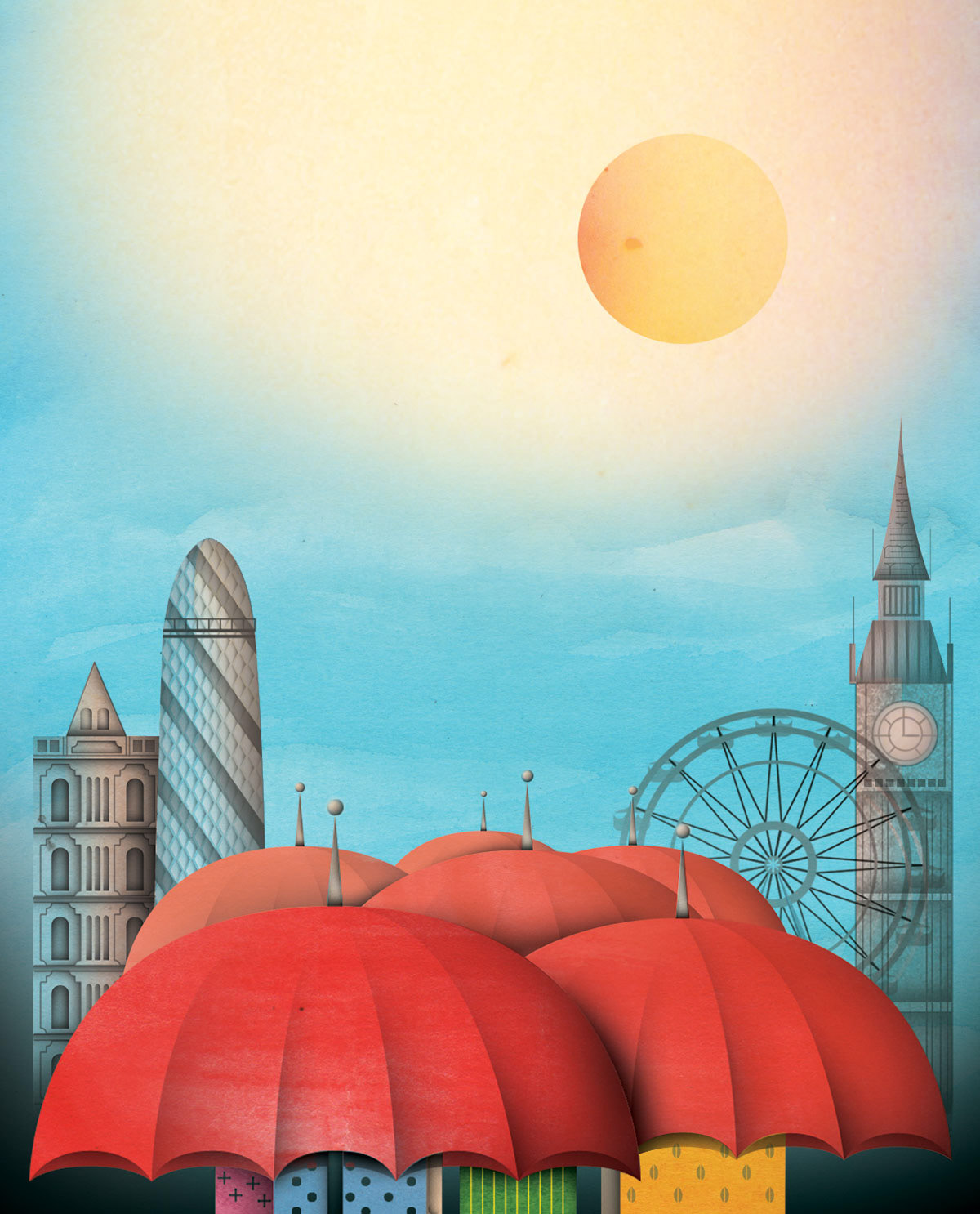 children collage digital ILLUSTRATION infographics magazine mixed media science