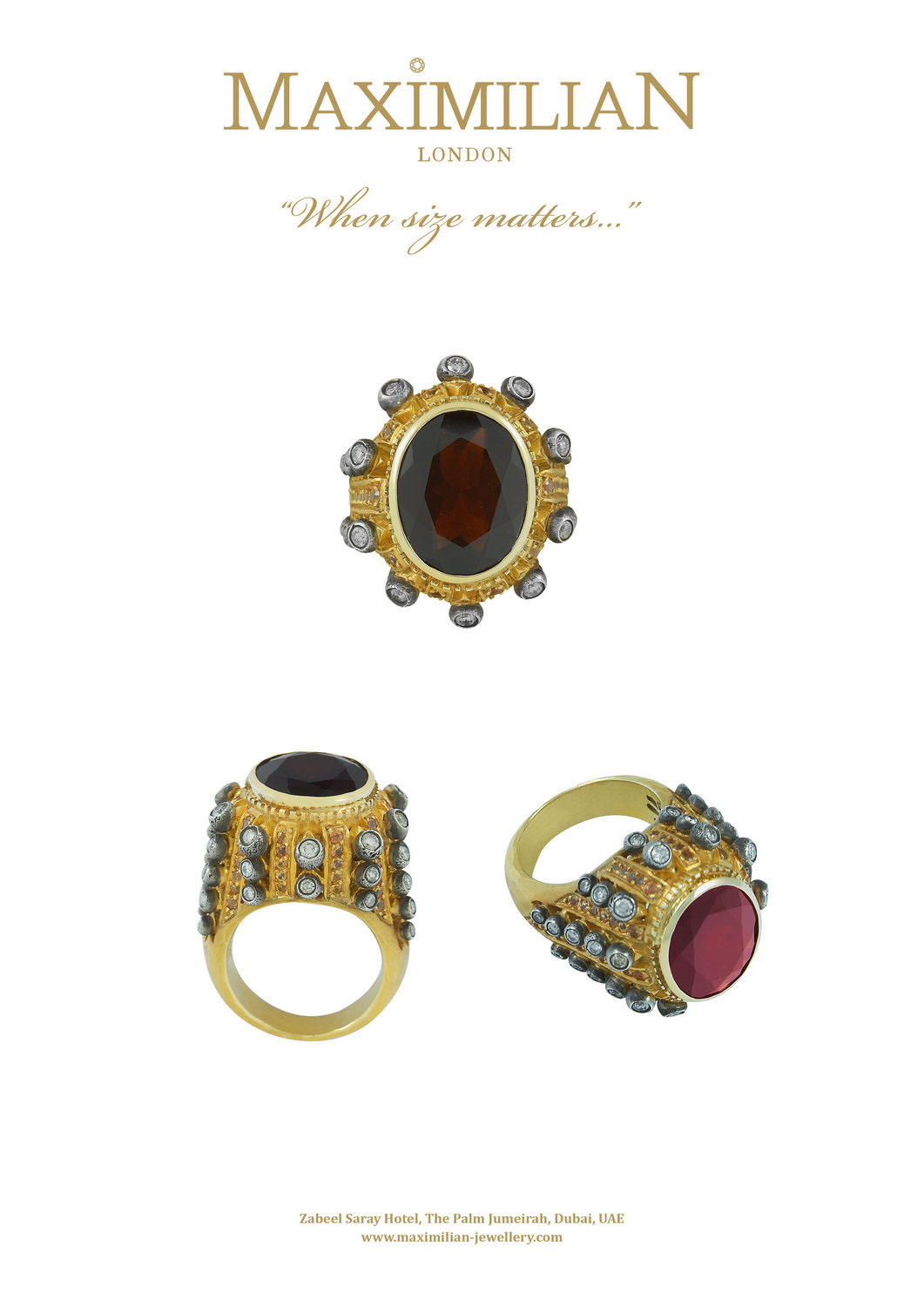 Maximilian Jewellery ring Earring Necklace