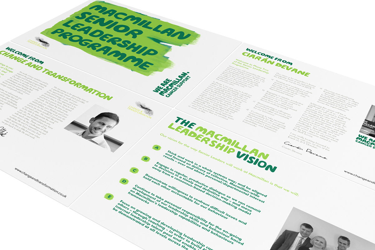 brand print delegate Pack Macmillan cancer support