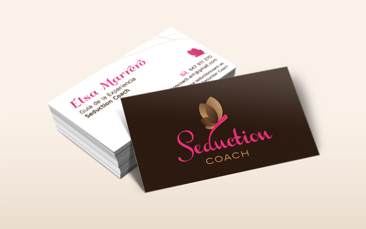 seduction coaching taller butterfly Corporate Identity