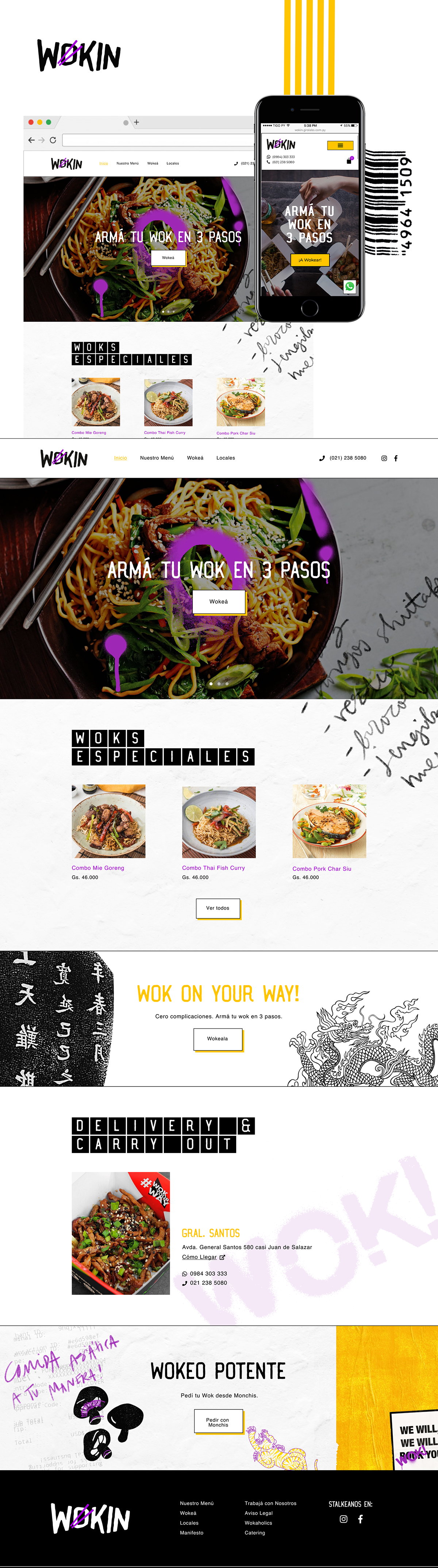e-commerce delivery Website restaurant