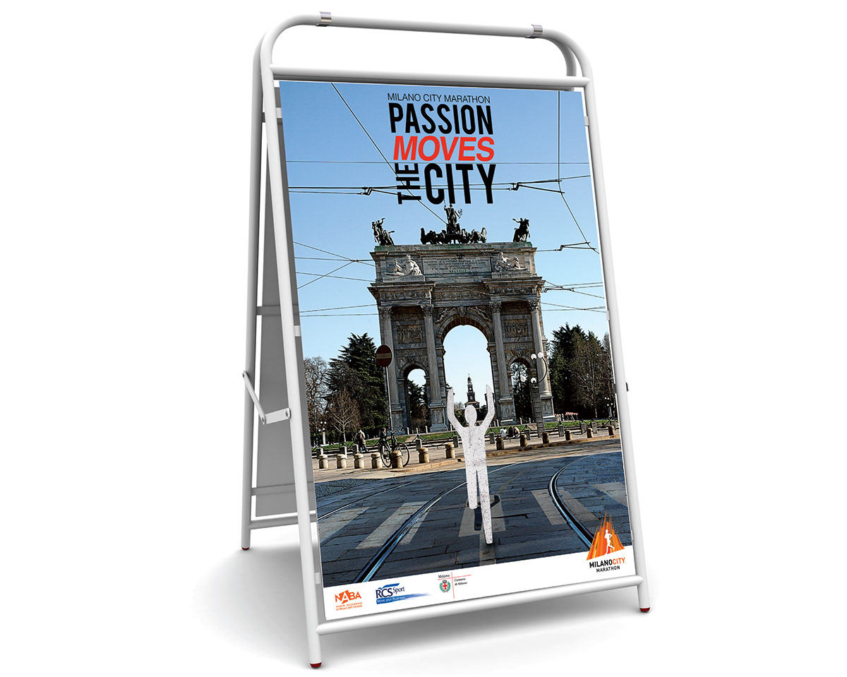 milano Marathon passion city crosswalk Mobilize runner