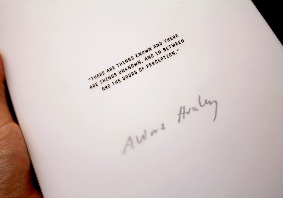 euthanasia book design Aldous Huxley Expressive Typography print letter GD2015