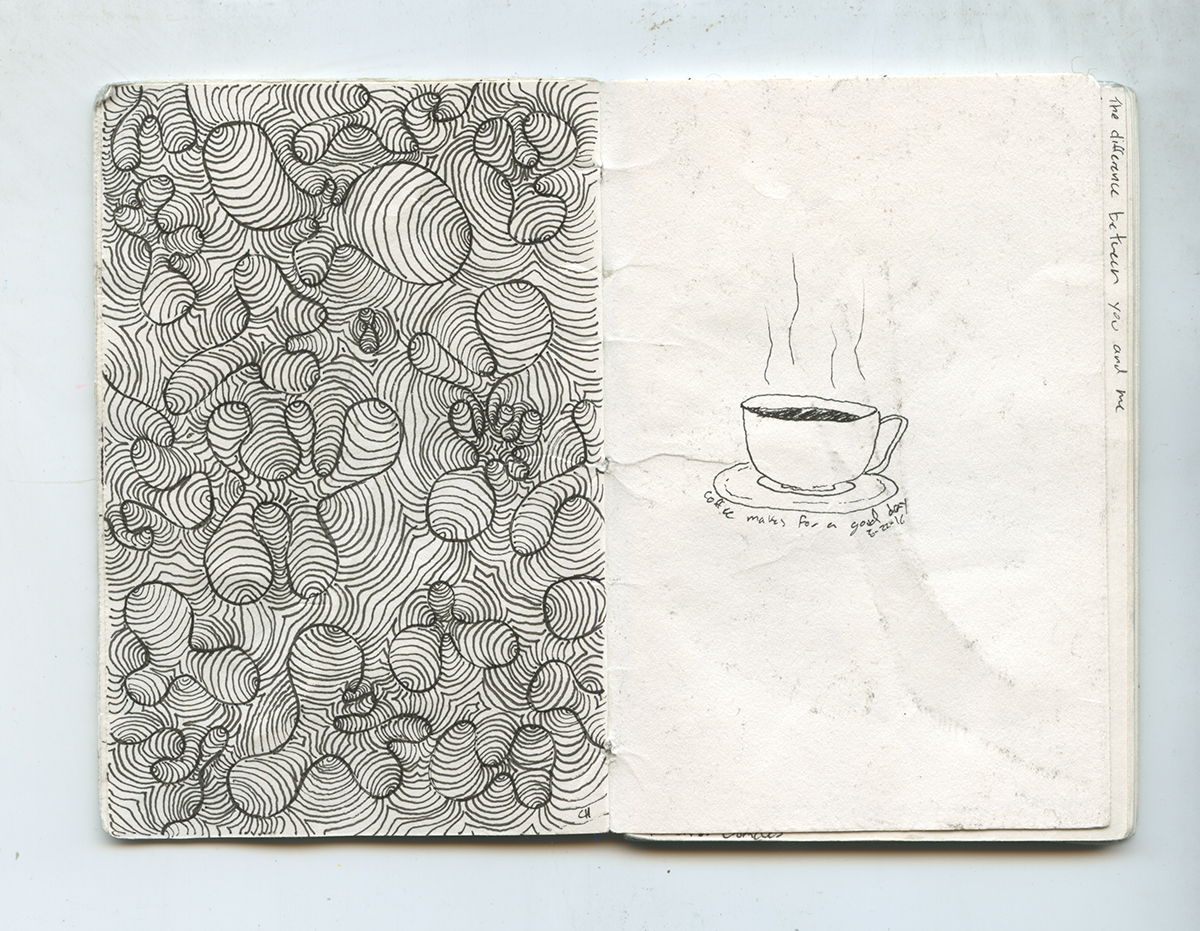 Coffee drink MORNING sketch draw digital ILLUSTRATION  illustrate