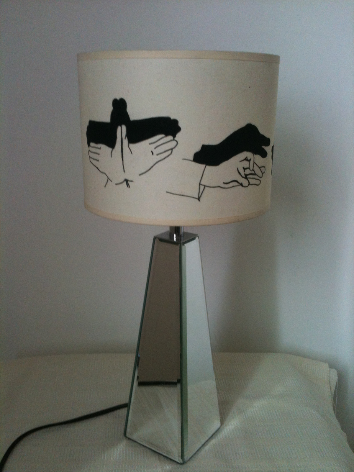 lampshade  shadow puppets design