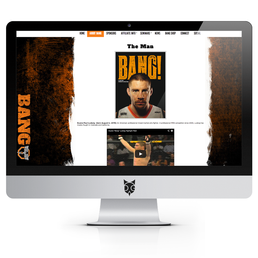 Duane BANG Ludwig muay thai Website wordpress