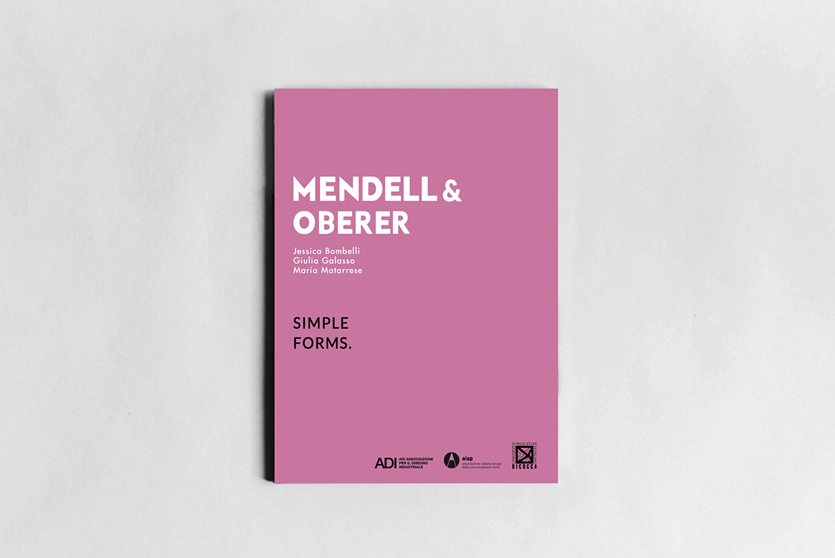 Mendell oberer Exhibition  Bicocca graphic design editorial poster flyer Invitation catalog Booklet