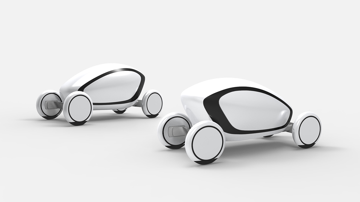 apple car transportation industrial product design photoshop Render sketch wacom diplom mobility Urban concept Autonomous