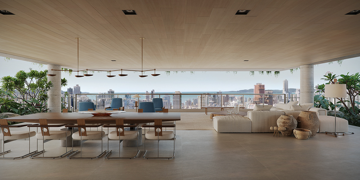 3ds max architecture archviz CGI corona render  Render visualization Arthur Casas interior design 