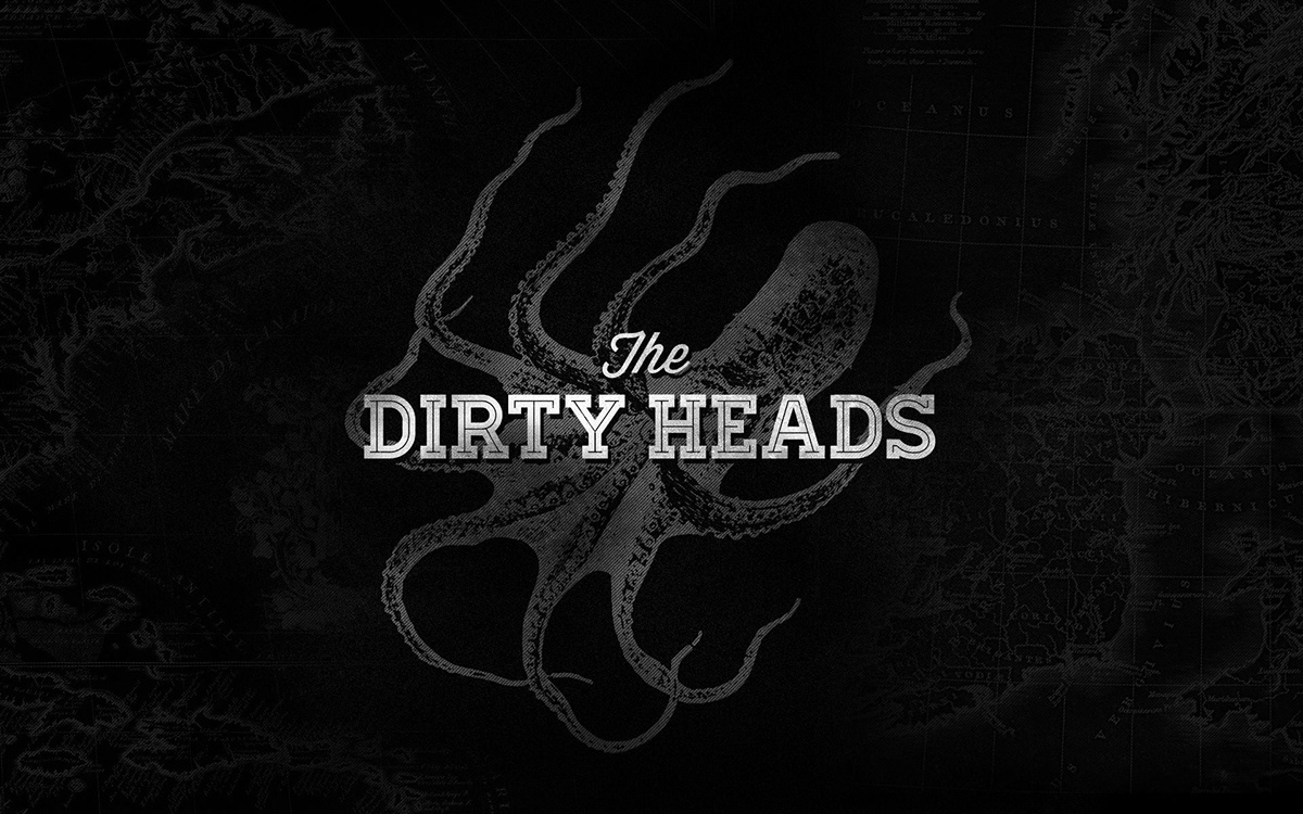 Poster Design tee shirt design the dirty heads album cover Embroidery