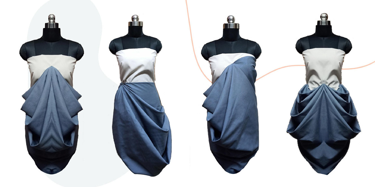 Cascades cowls draping DRAPING EXPLORATIONS draping fashion fashion design fluting Pleating ruching styling 
