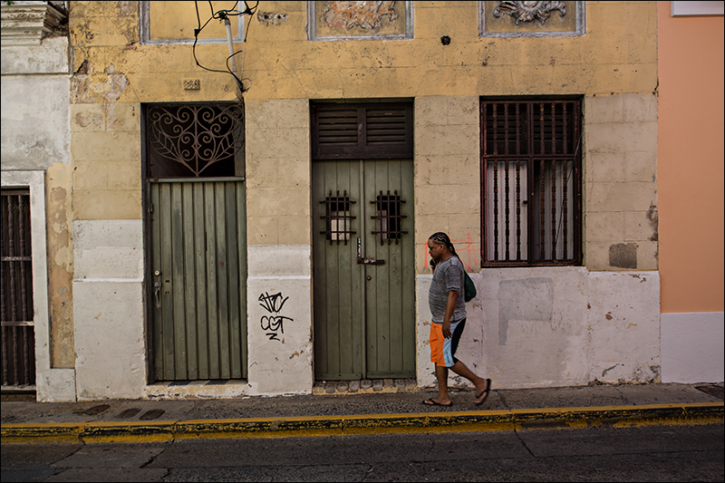 Old San Juan color photography city