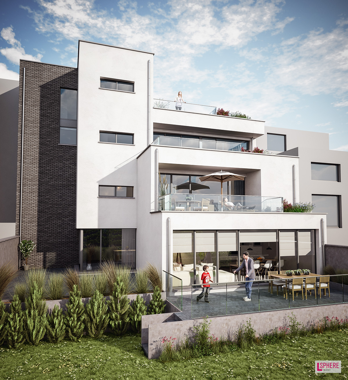 uccle 3D vray Interior exterior