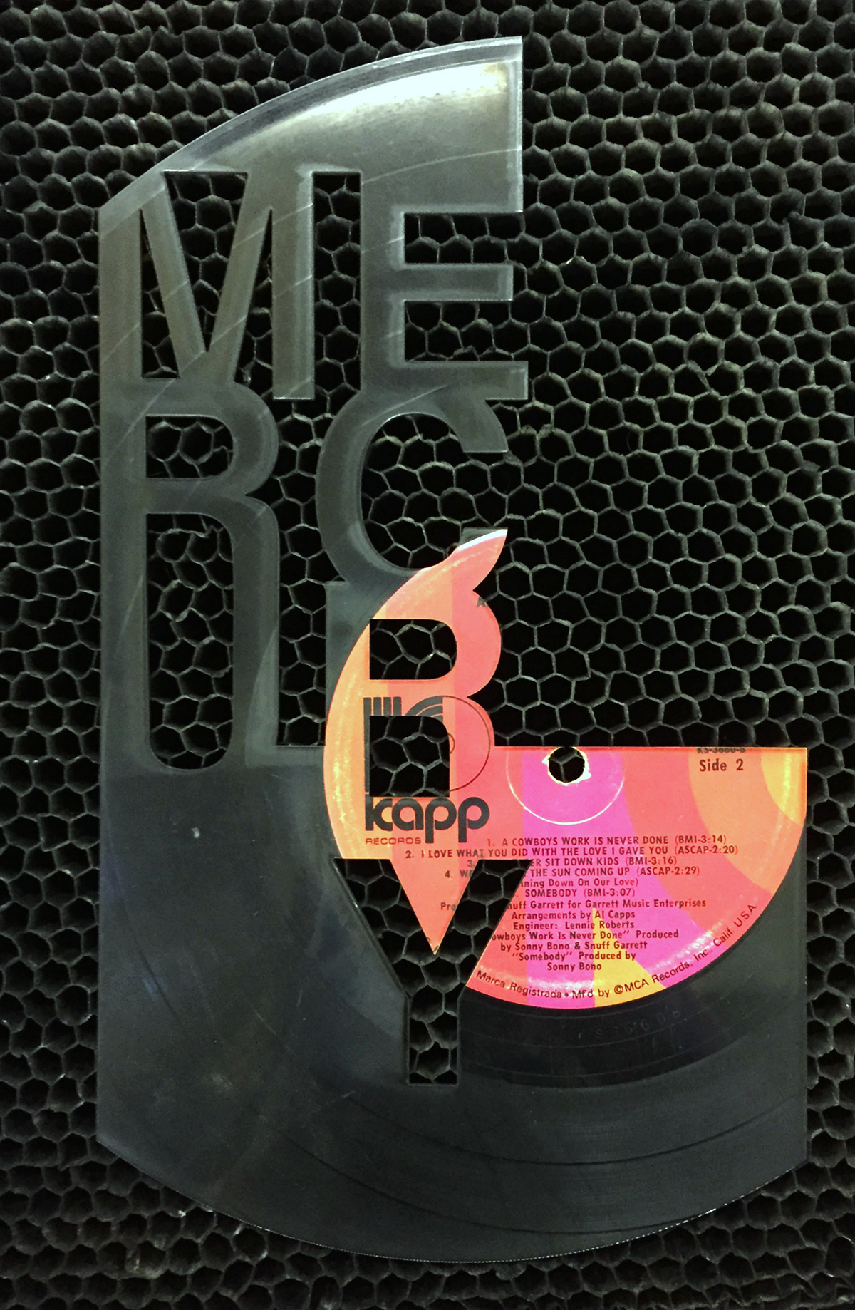 record vinyl mercury Musical Records Lasercut lasercutter laser cut art design recordplayer