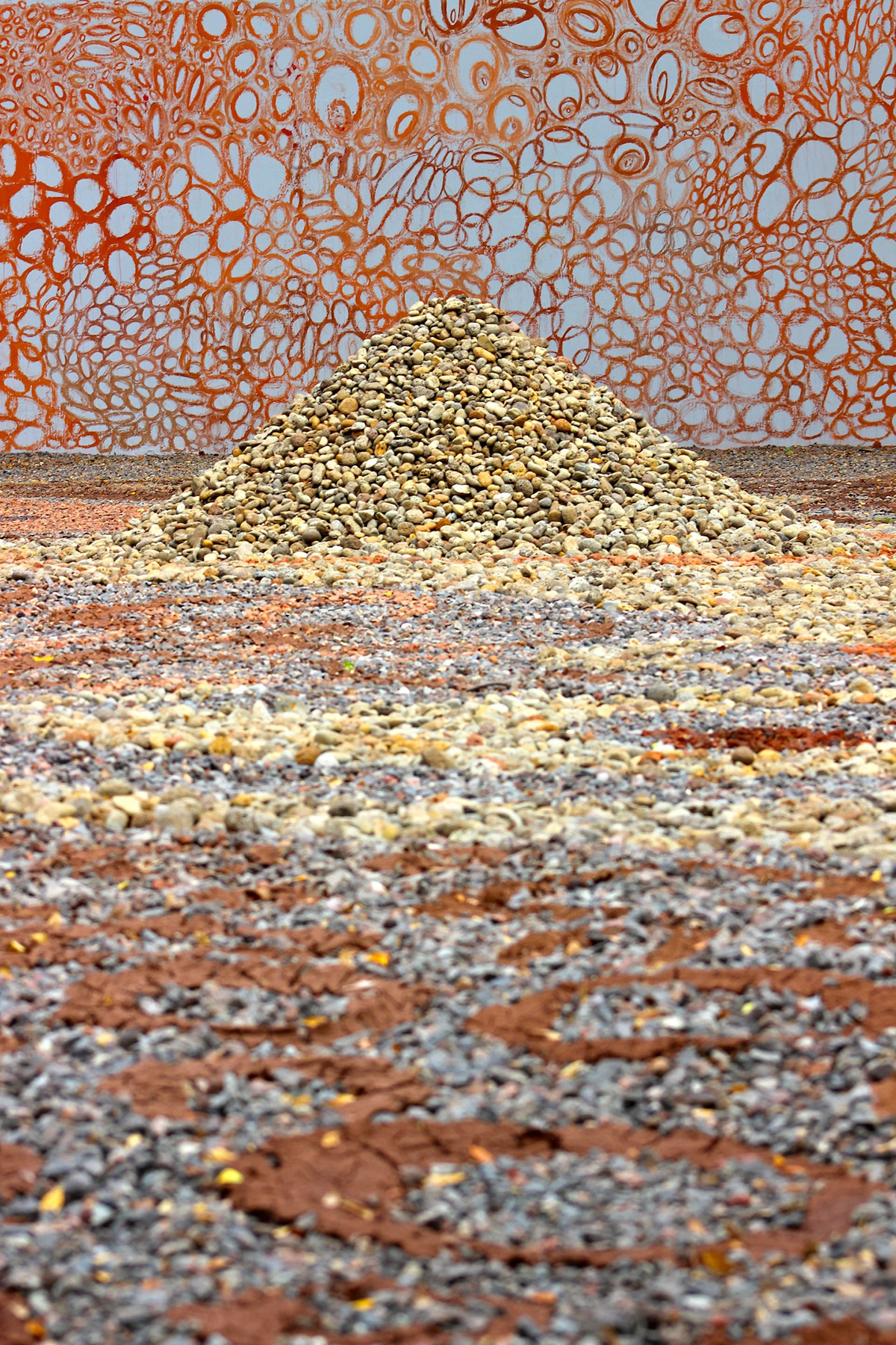 ceramics  risd ceramics borrowed time honolulu museum rocks hot rocks melting glass sculpture installation