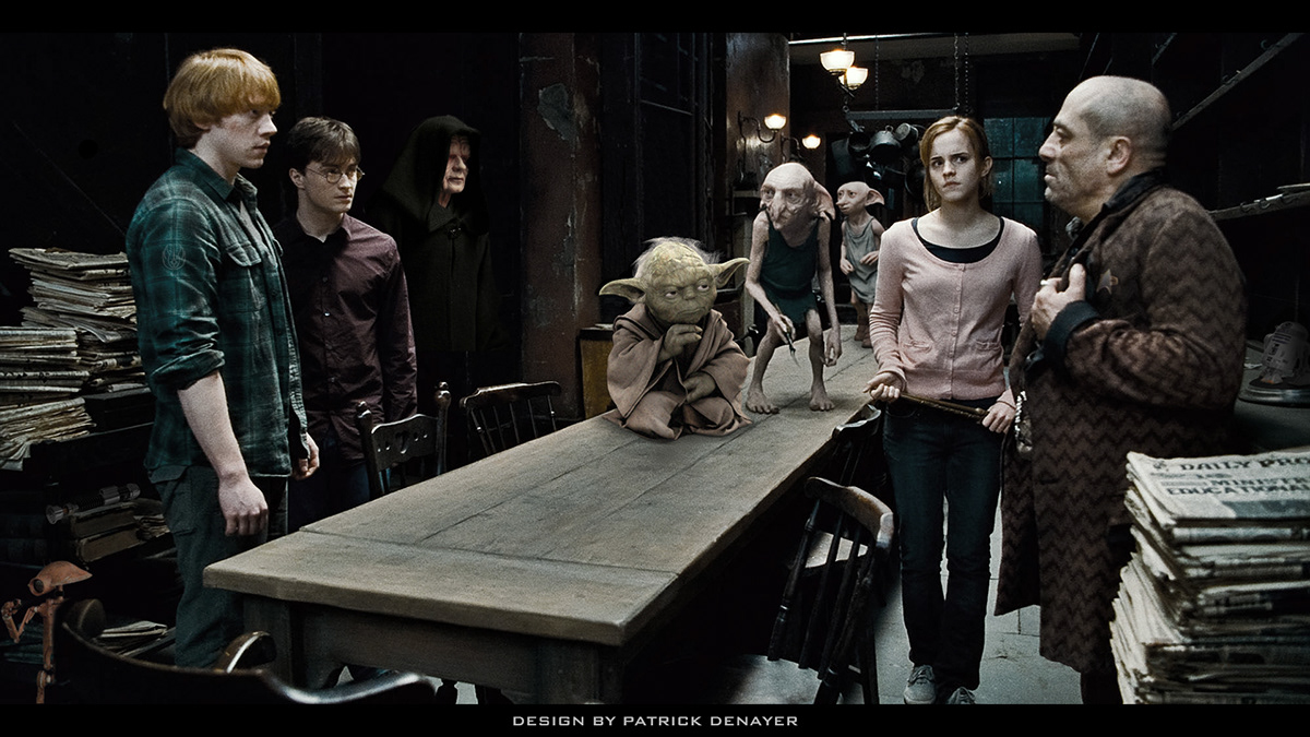 movie retouch star wars harry potter