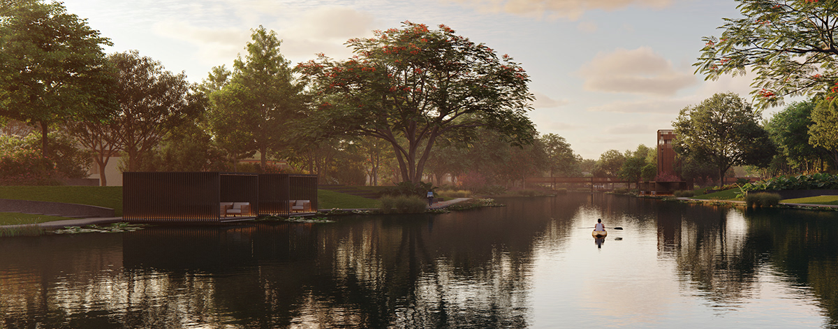 vray render architecture exterior CGI 3ds max By The Waters by the waters suryam suryam