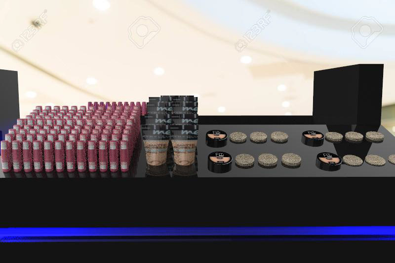 3dmodel boothdesign design Maybelline product design  Product Display