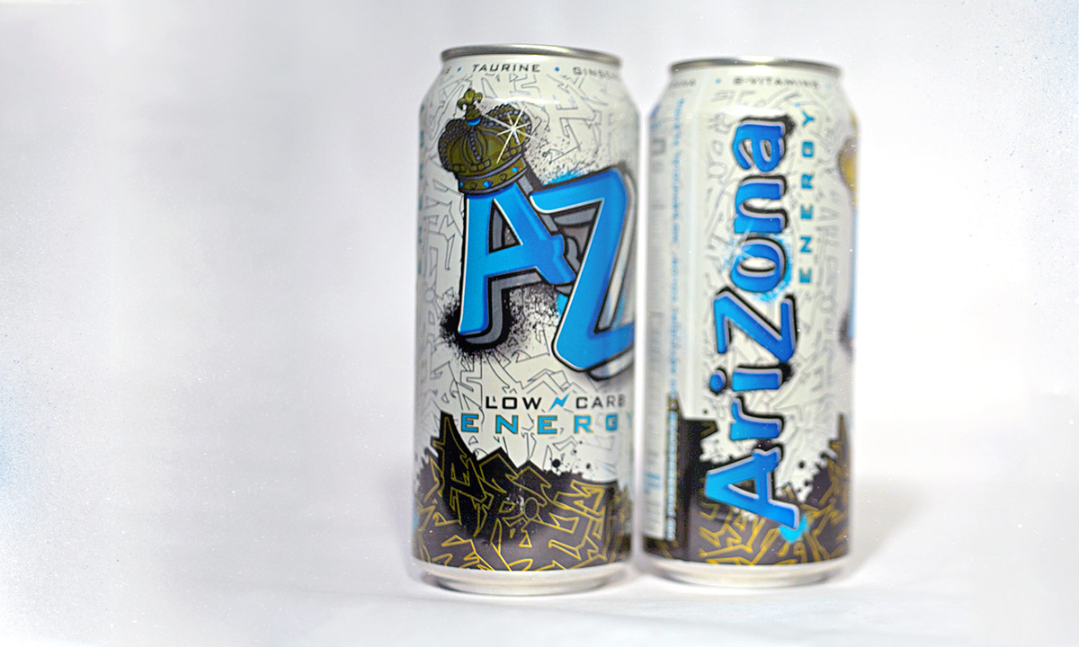 Arizona Beverages Mpire package design  energy drink marketing  