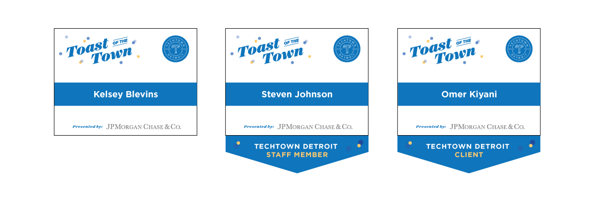 techtown detroit #tott Fundraiser Event Gala Event detroit entrepreneurs Event Design event signage