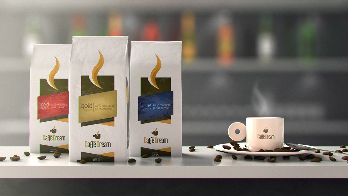 packaging design brand ADV Coffee logo communication Food  beverages Mockup 3D identity corporate