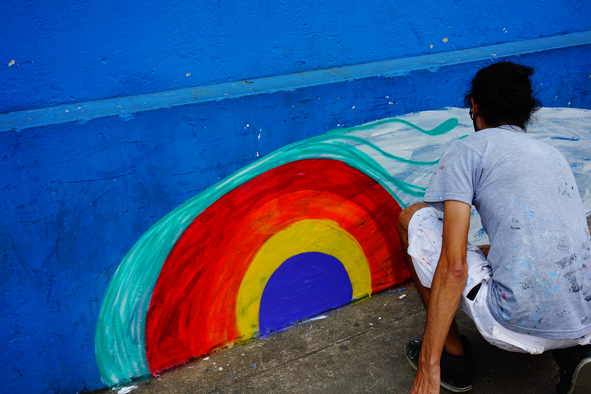 Whale sidewalk wather rainbow bula temporaria juiz de future Brazil city company