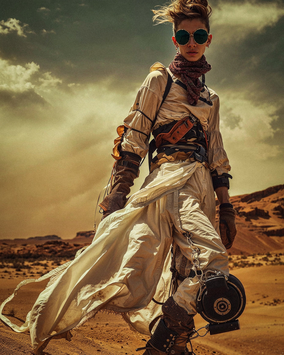 closeup Photography  photoshoot portrait model Fashion  Clothing Mad Max movie Fury Road