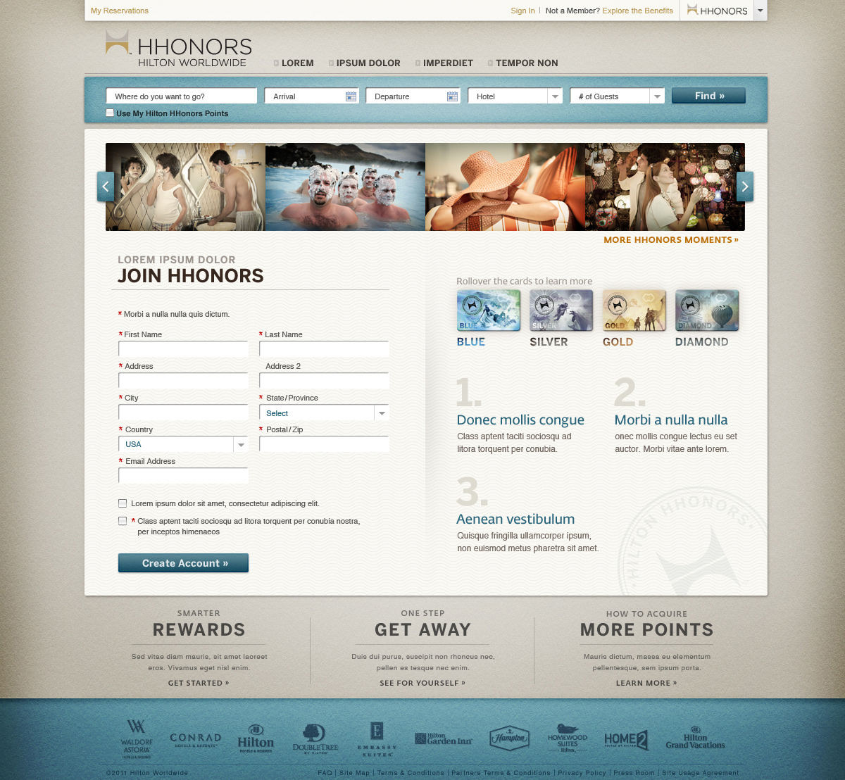 Travel Booking travel booking Hilton interactive