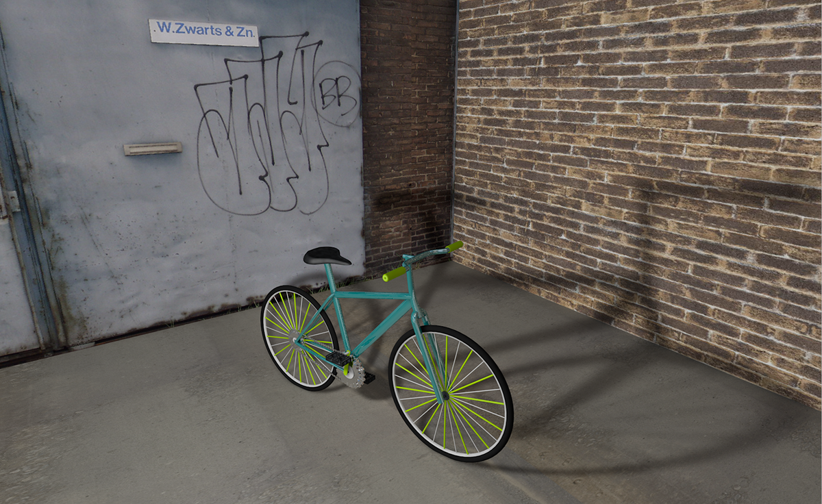 3D model modeling c4d Bike