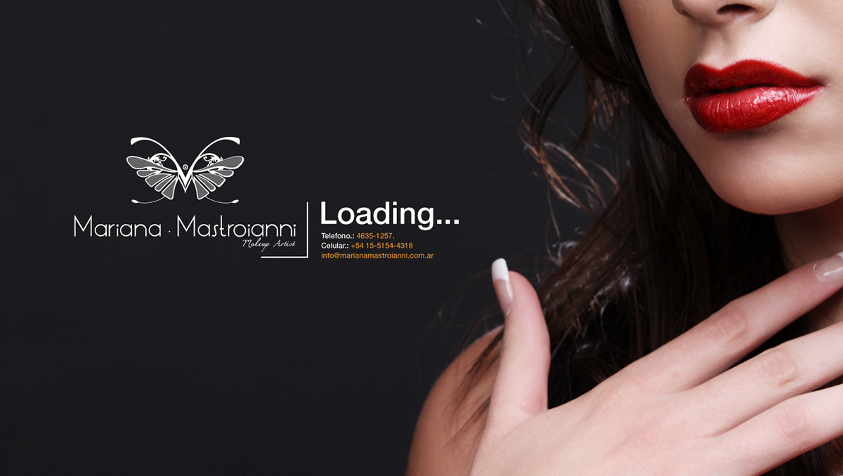mariana mastroianni makeup artistist logo Icon butterfly